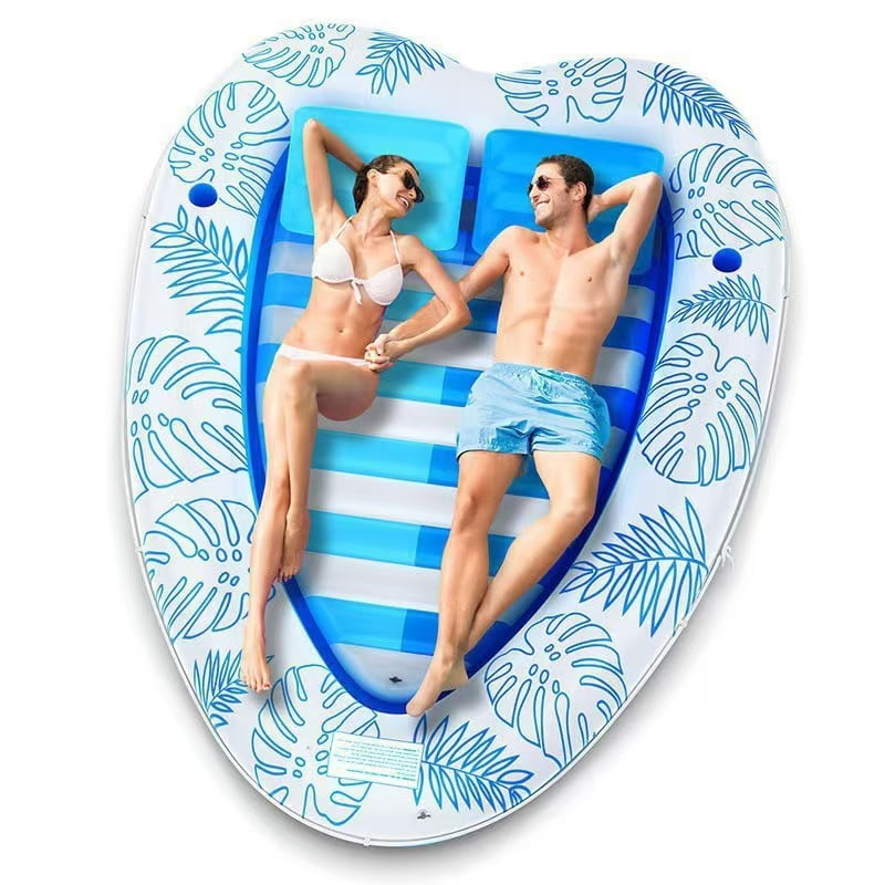 Livhil Inflatable Adult Pool Lounger Float, Large Beach Sun Floats Raft Sunbathing Water Lounge Floaties