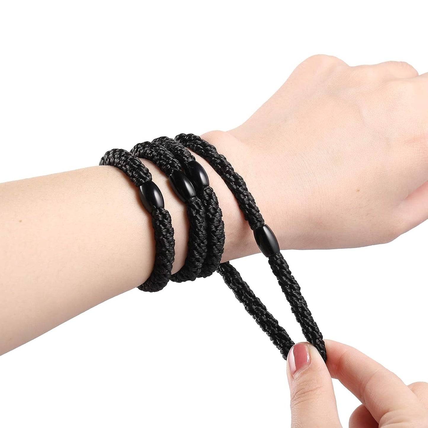 Livhil 30 Pcs Hair Ties No Damage No Crease Hair Elastics, Hair Ties for Women Girls, Elastics Hair Bands Ponytail Holders for Thick Hair (Black/Brown/White/Beige/Coffee)