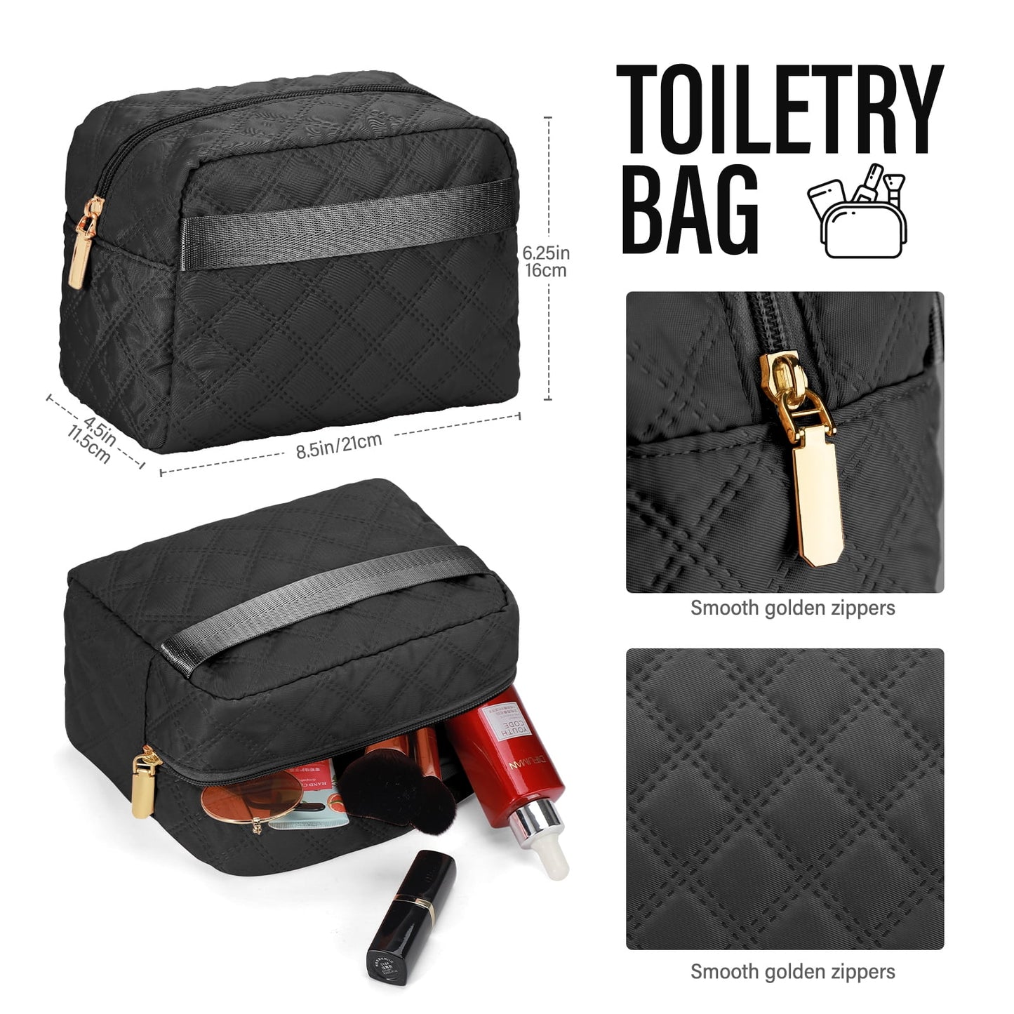 Livhil 2Pcs Large Women Travel Duffle Bag, Carry on Overnight Bag for Women Gym Bag with Shoe Compartment Weekender Travel Bag for Business Trips Sport Hospital