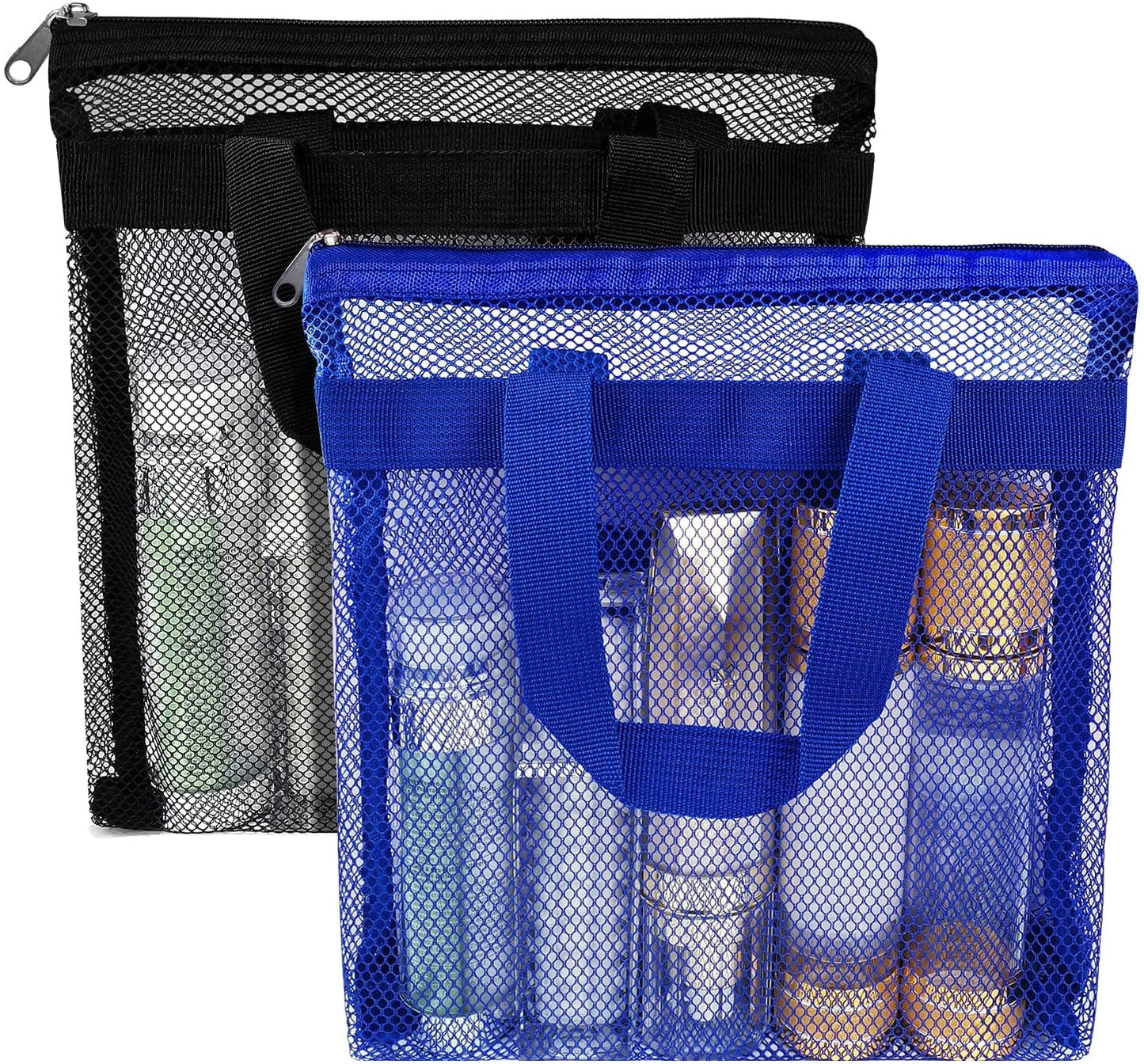 Portable Mesh Shower Caddy for College , Hanging Mesh Shower Bag