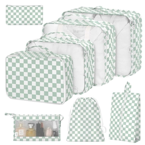 Livhil 8Pcs Packing Cubes for Luggage, Packing Cubes for Travel Luggage Packing Organizers