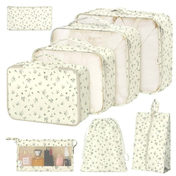 Livhil 8Pcs Packing Cubes for Luggage, Packing Cubes for Travel Luggage Packing Organizers