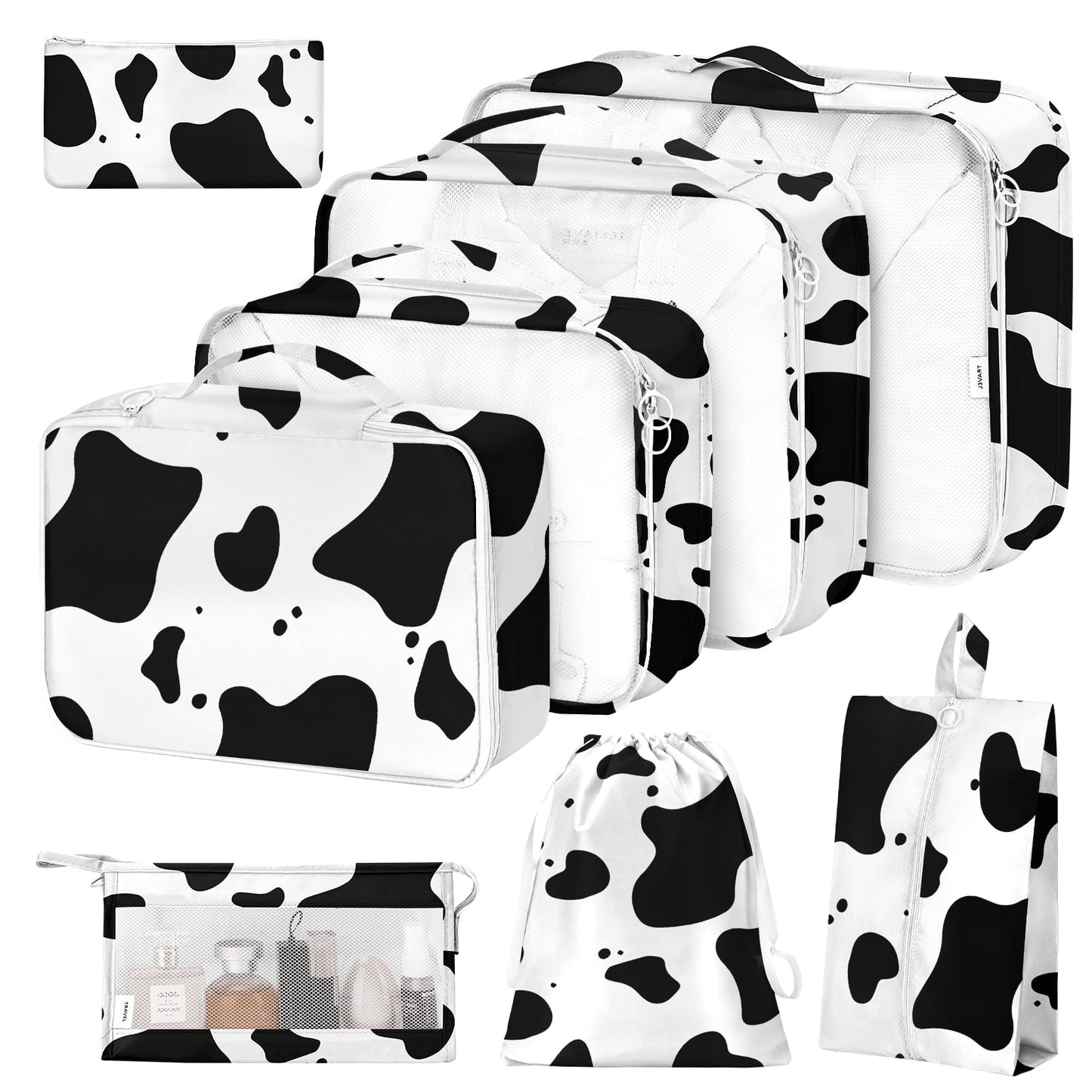 Livhil 8Pcs Packing Cubes for Luggage, Packing Cubes for Travel Luggage Packing Organizers