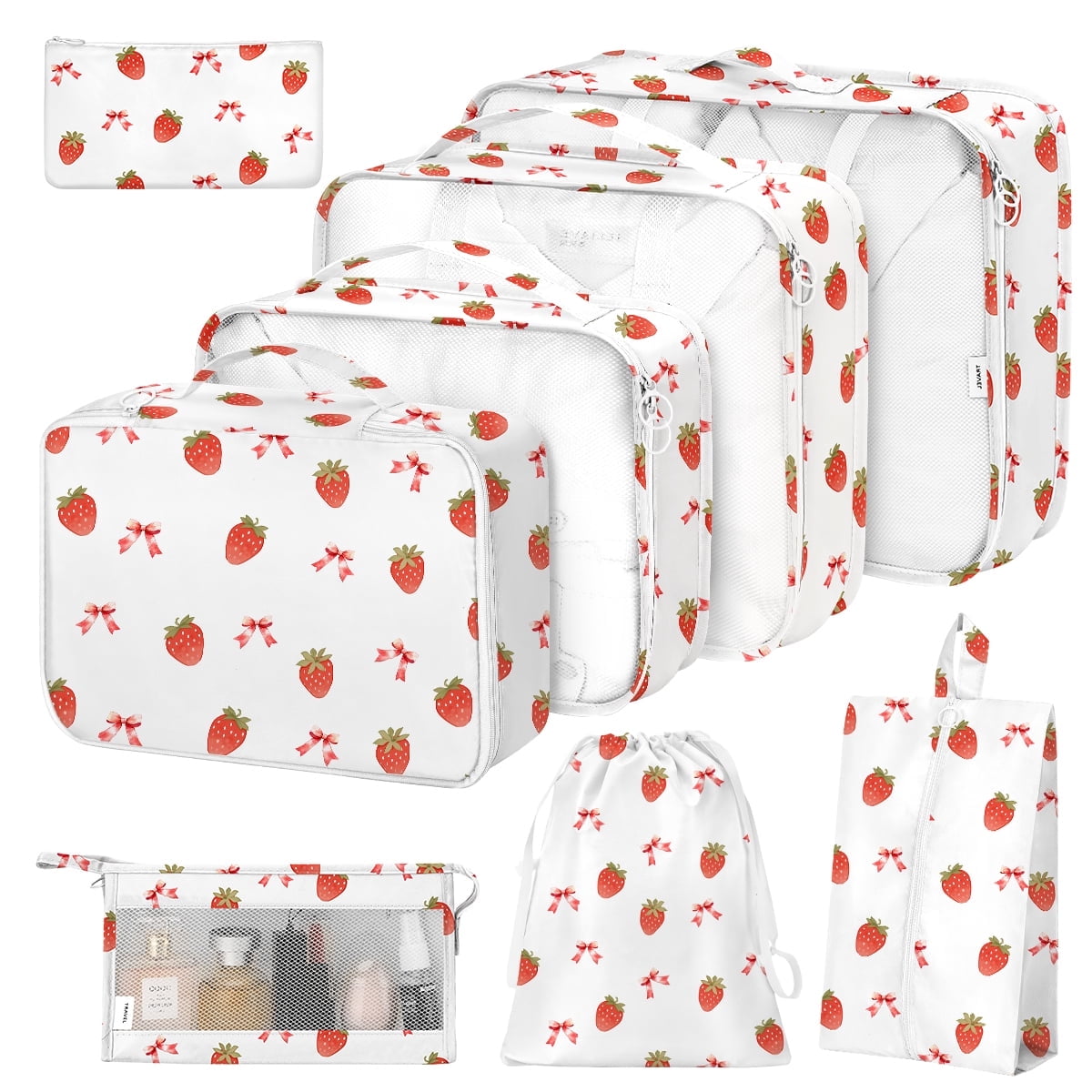 Livhil 8Pcs Packing Cubes for Luggage, Packing Cubes for Travel Luggage Packing Organizers