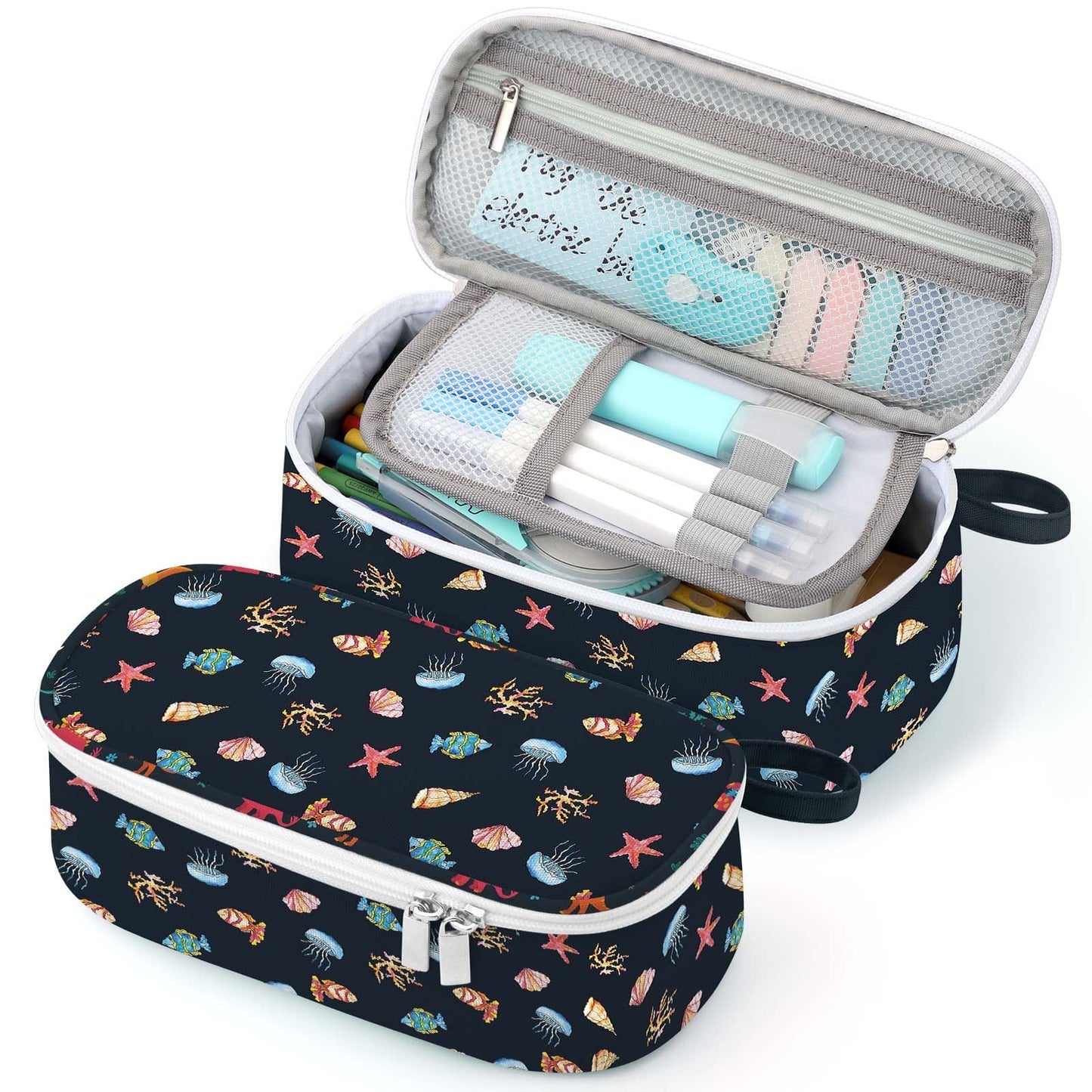 Livhil Large Pencil Pouch, Pencil Case for Girls Boys, Pencil Bag Pencil Boxes for Kids Elementary School Supplies