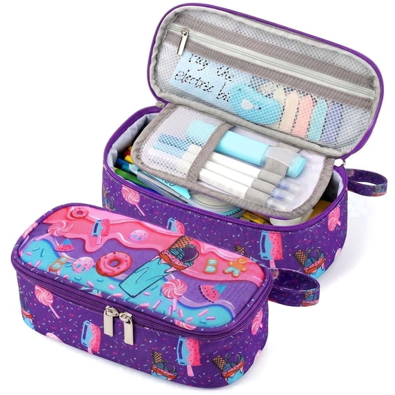 Livhil Large Pencil Pouch, Pencil Case for Girls Boys, Pencil Bag Pencil Boxes for Kids Elementary School Supplies
