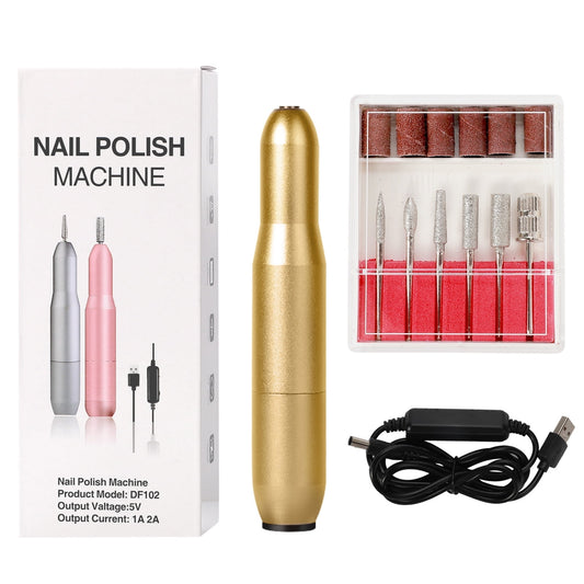Livhil Electric Nail Drill Machine Nail File Portable Nail Tools with Nail Drill Bits Sanding Bands