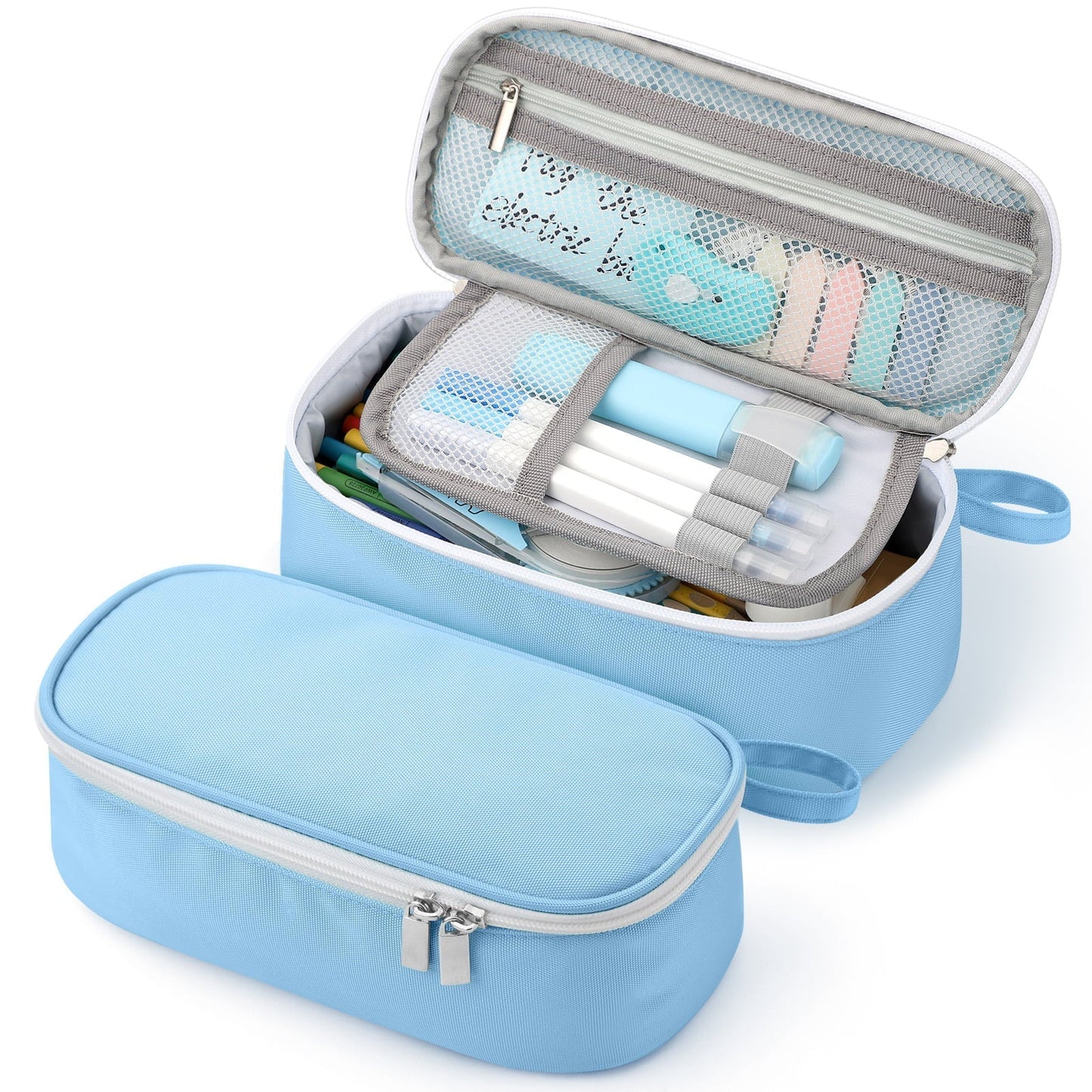 Livhil Large Pencil Pouch, Pencil Case for Girls Boys, Pencil Bag Pencil Boxes for Kids Elementary School Supplies