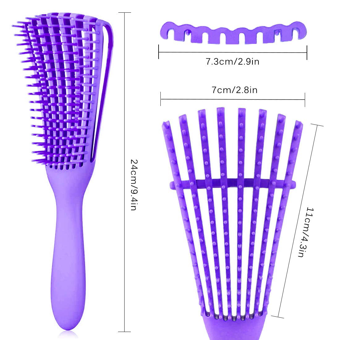 Livhil Detangling Brush for Afro America/African Hair Textured 3a to 4c Kinky Wavy