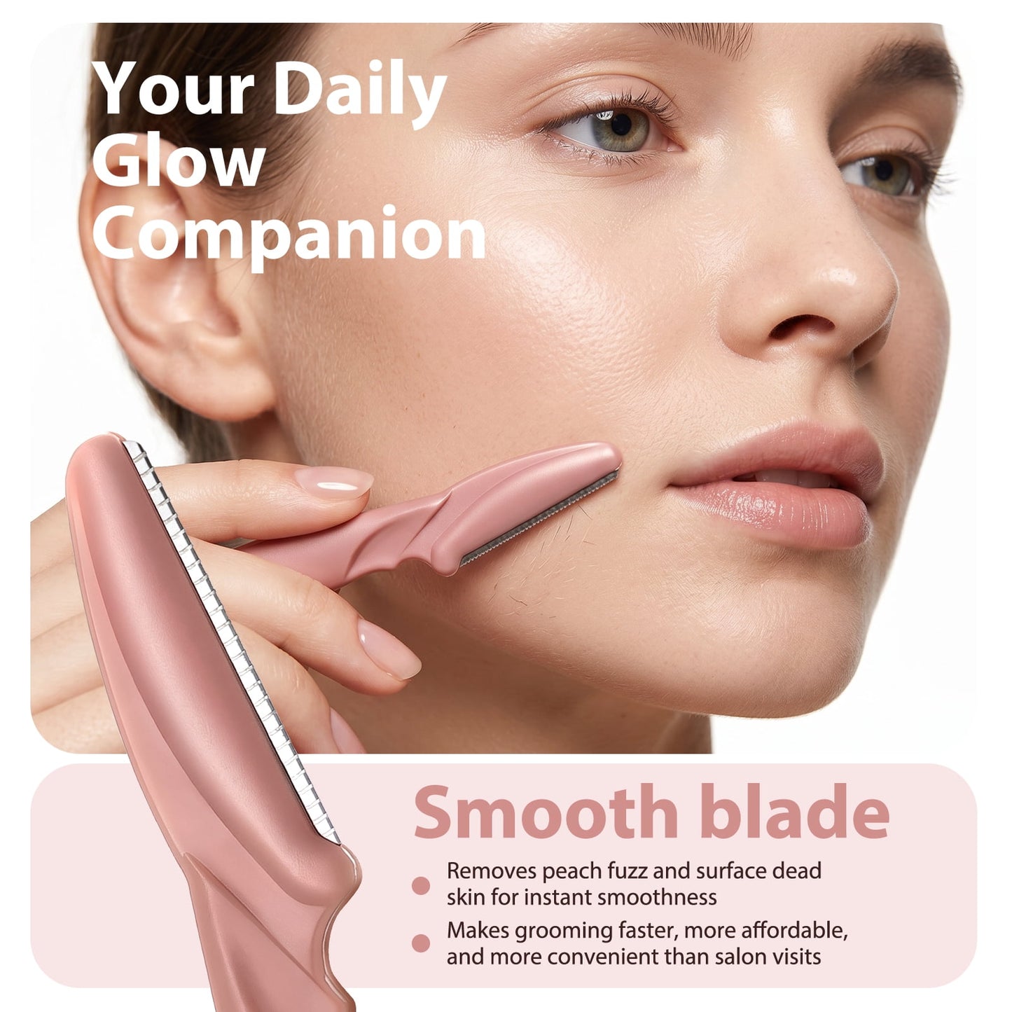 Livhil Dermaplane Razor for Women Face, 12Pcs Eyebrow Razor And Face Razors for Women&Men, Eyebrow Trimmer with Protective Cover(Terracotta)