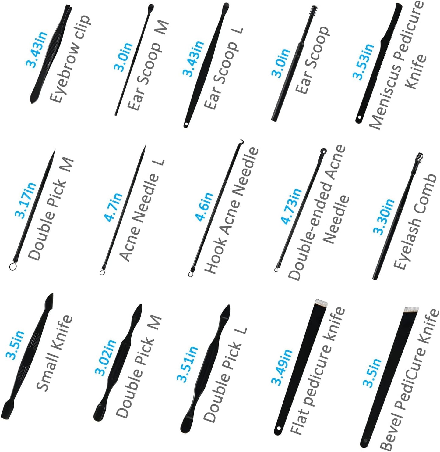 Livhil Manicure Set Professional Nail Clipper Kit 26pcs Stainless Steel Manicure Kit, Nail Care Tools