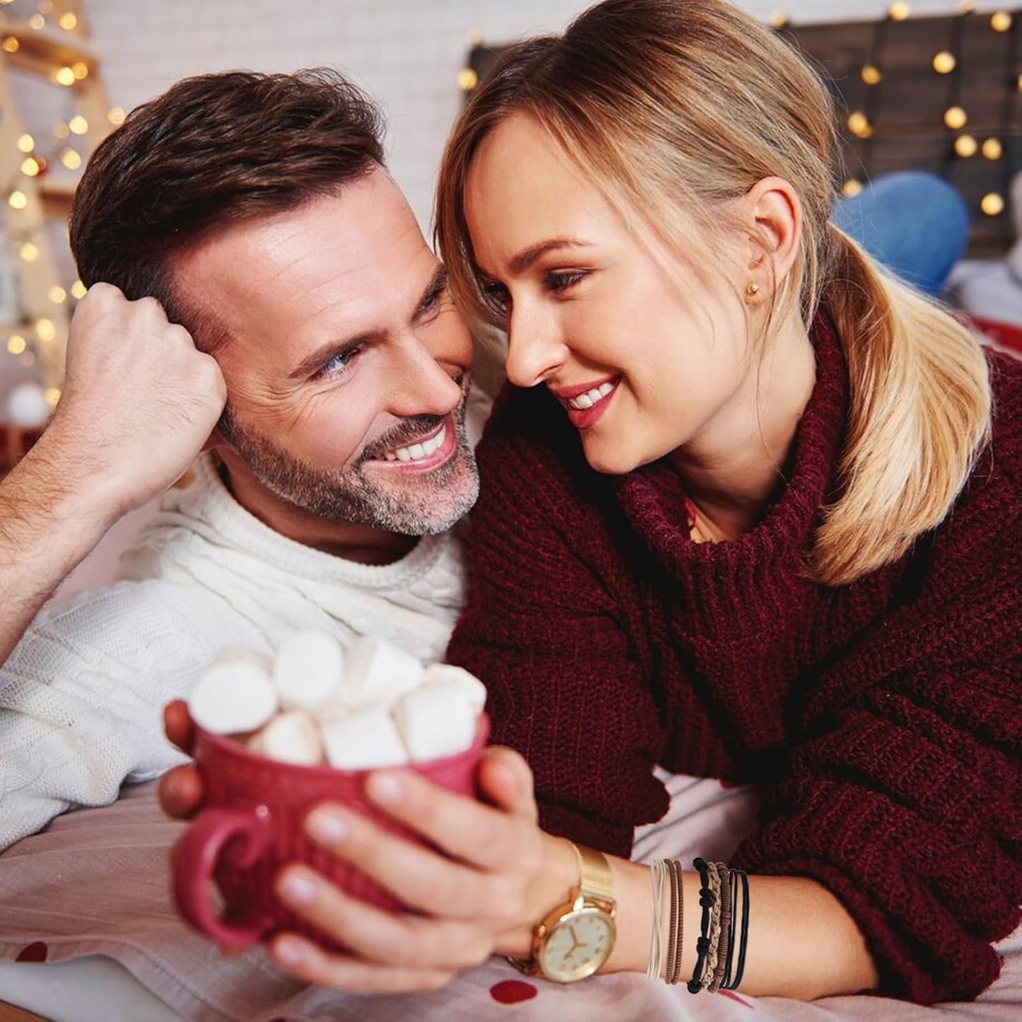 Livhil 25pcs Boho Hair Ties No Damage, Elastic Hair Bands for Women, Scrunchies for Ponytail Holders