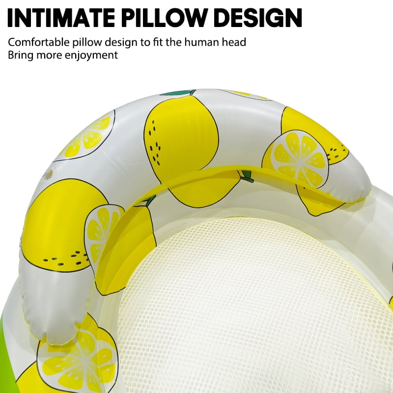 Livhil Inflatable Pool Float Hammock,Pool Float Loungers, Swimming Pool Floats for Adults Multicolor