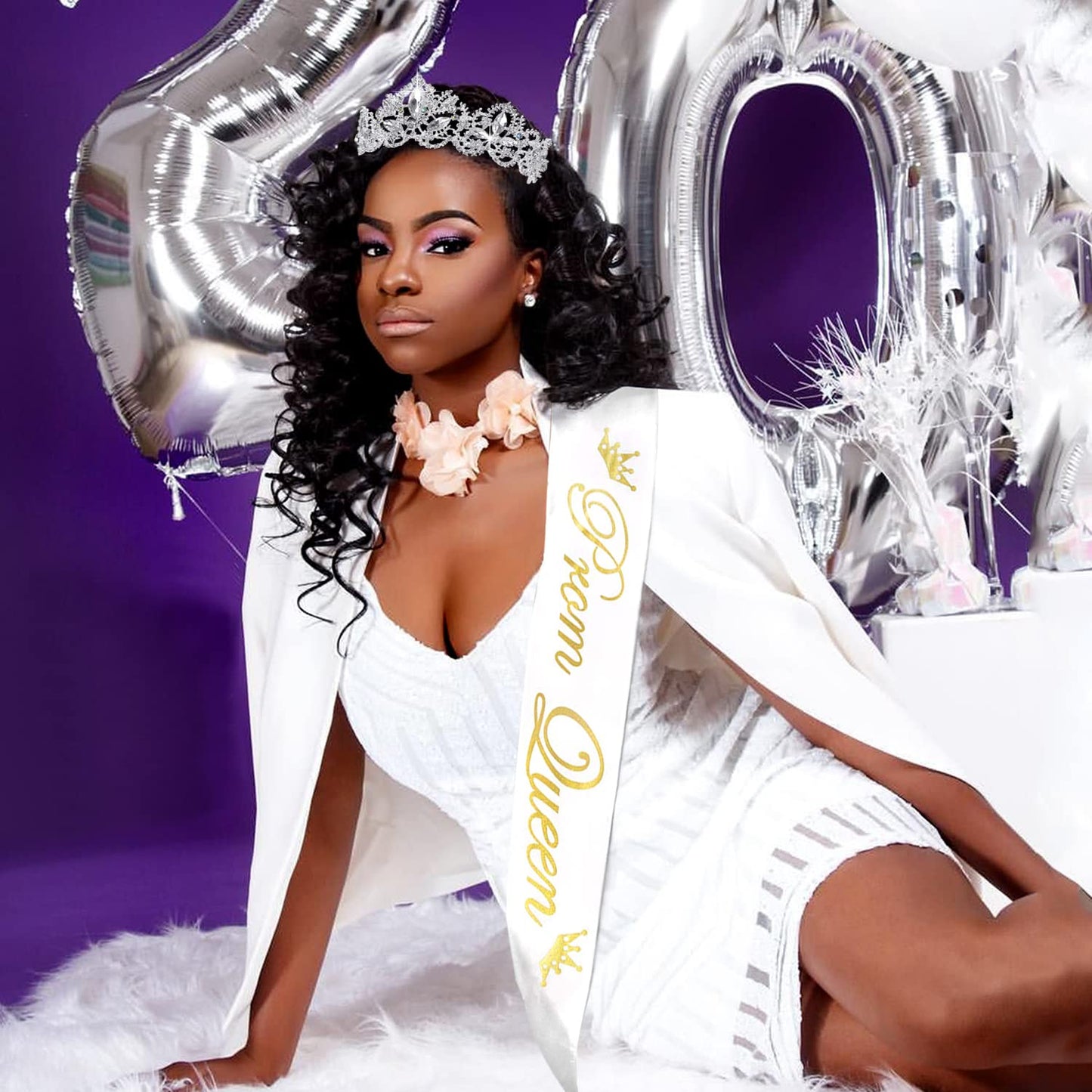 Wedding Tiara Crystal Rhinestones Bridal Crown, Silver Wedding Bridal Crown