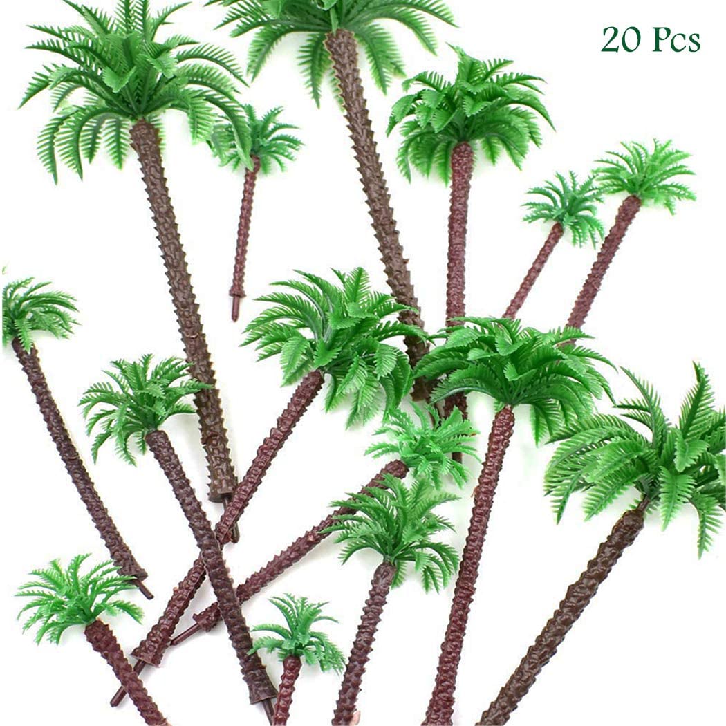 Mixed Model Trees Model Train Scenery, DIY Scenery Landscape Woodland Scenics Multiple Type