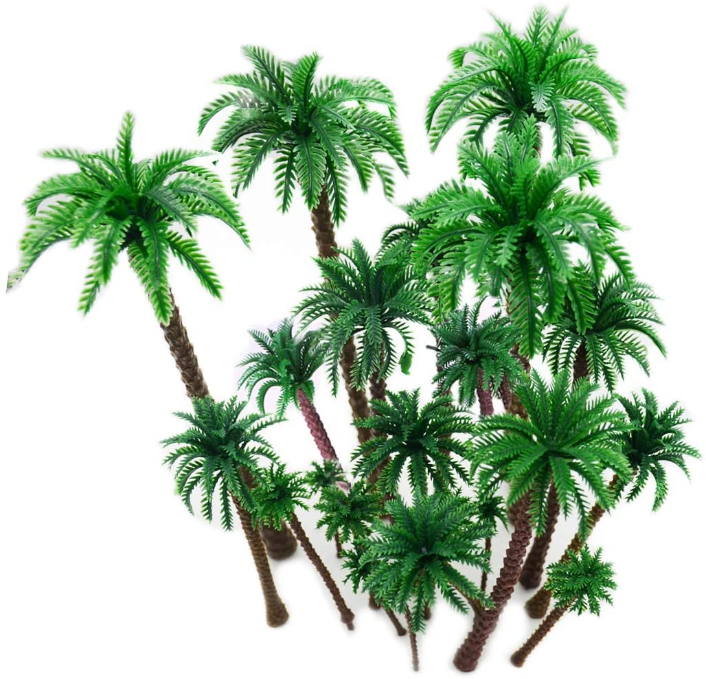 Mixed Model Trees Model Train Scenery, DIY Scenery Landscape Woodland Scenics Multiple Type