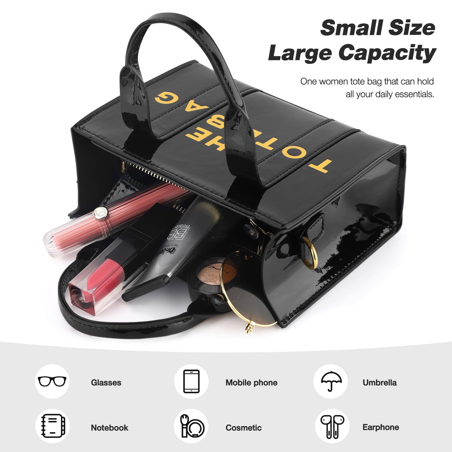 Livhil Tote Bag for Women Work, Tote Bags with Zipper Handbag Tote Purse Wallet Crossbody Bag