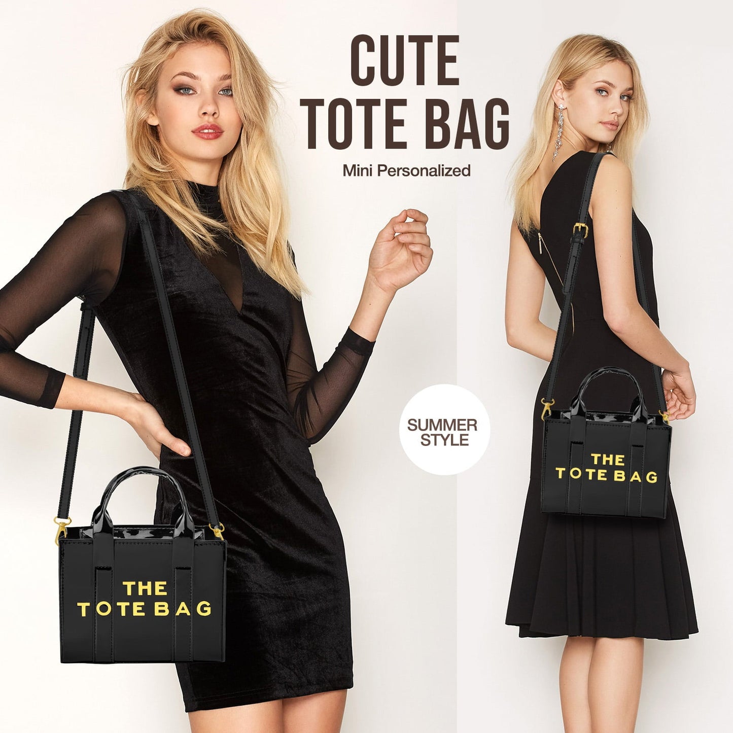 Livhil Tote Bag for Women Work, Tote Bags with Zipper Handbag Tote Purse Wallet Crossbody Bag