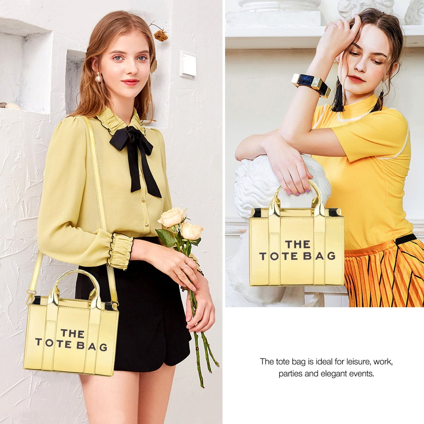 Livhil Tote Bag for Women Work, Tote Bags with Zipper Handbag Tote Purse Wallet Crossbody Bag